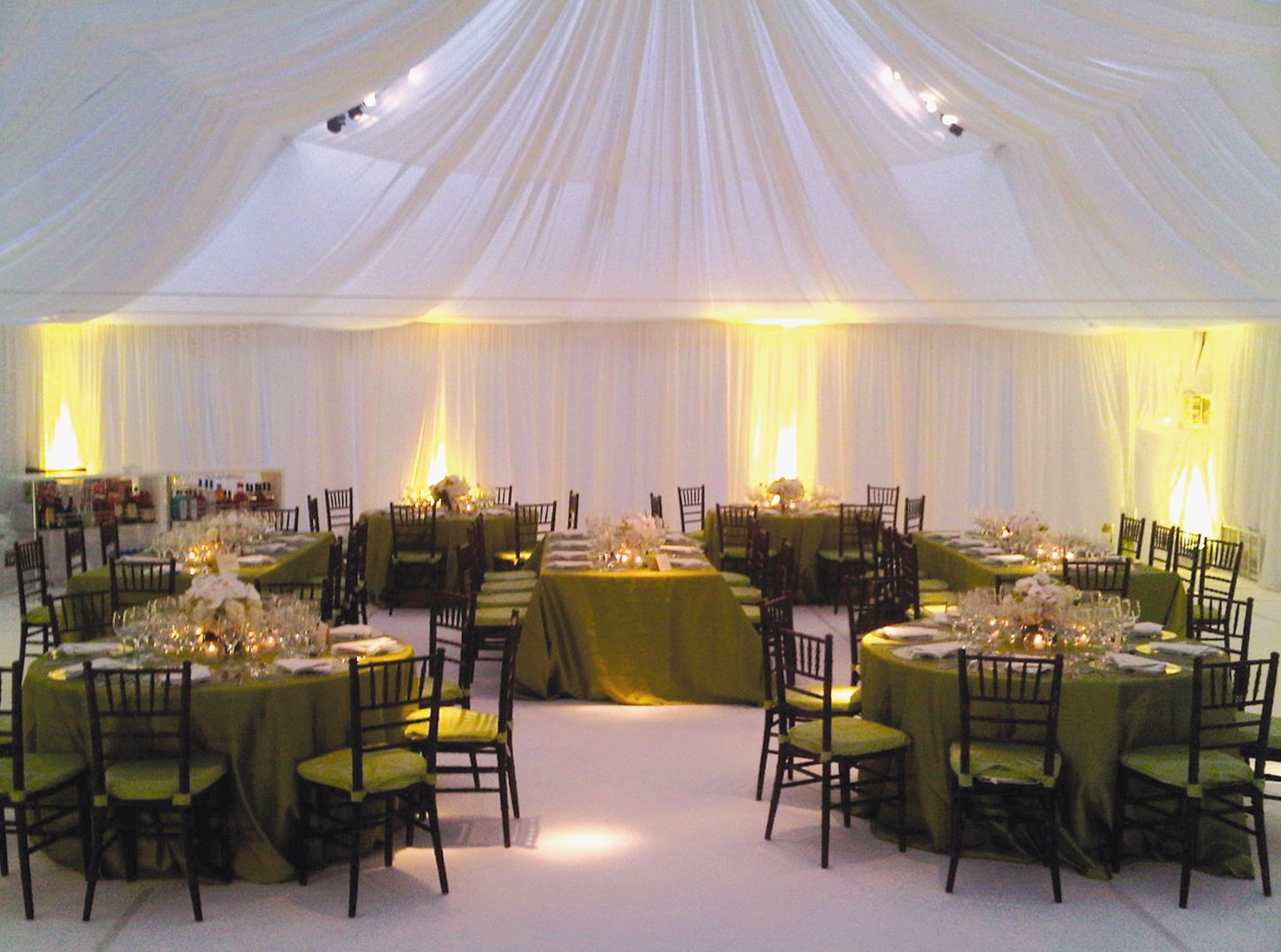 Lighting for wedding reception